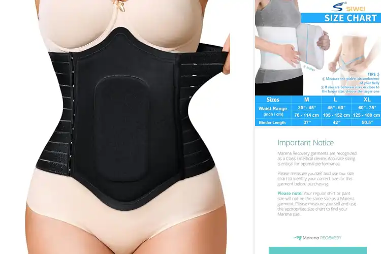 Detailed view of Best Abdominal Compression Suits