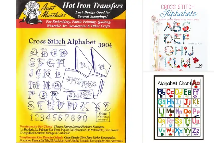 Detailed view of Best Alphabet Cross-Stitch Letters