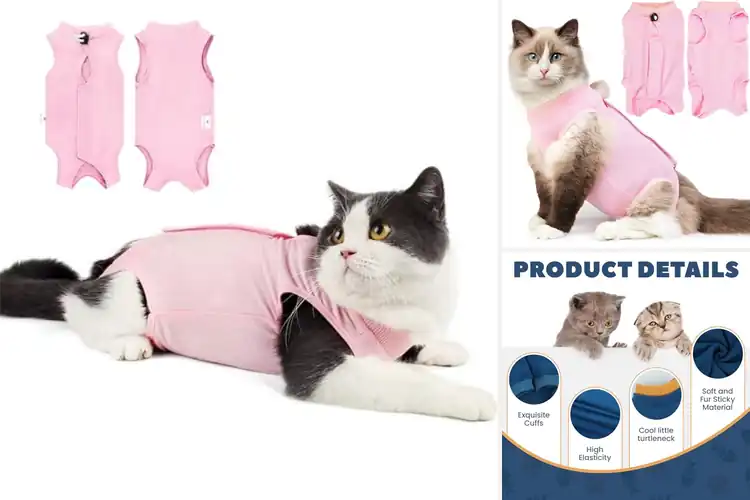 Detailed view of Best Anti Licking Cat Clothing