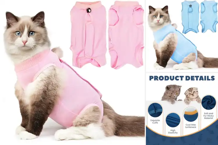 Detailed view of Best Anti-Licking Cat Shirts