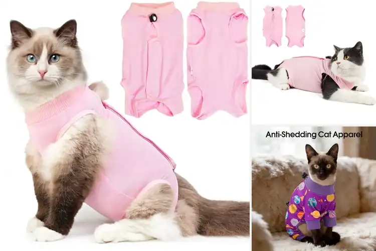 Detailed view of Best Anti Licking Cat Suit