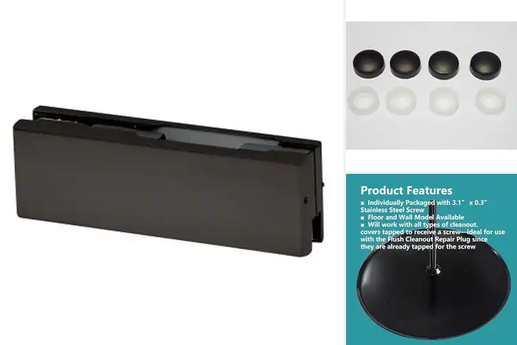 Detailed view of Best Black Anodized Cover Plate Fitting