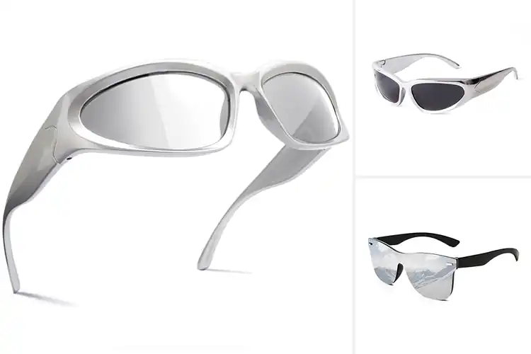 Detailed view of Best Chrome Mirror Glasses