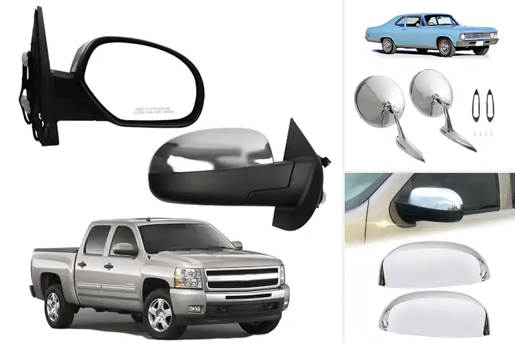Detailed view of Best Chrome Side Mirrors