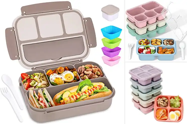 Detailed view of Best Compartment Bento Boxes