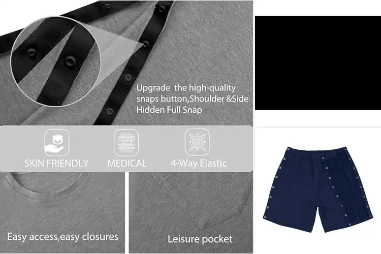 Detailed view of Best Convenience Post-Surgery Wear