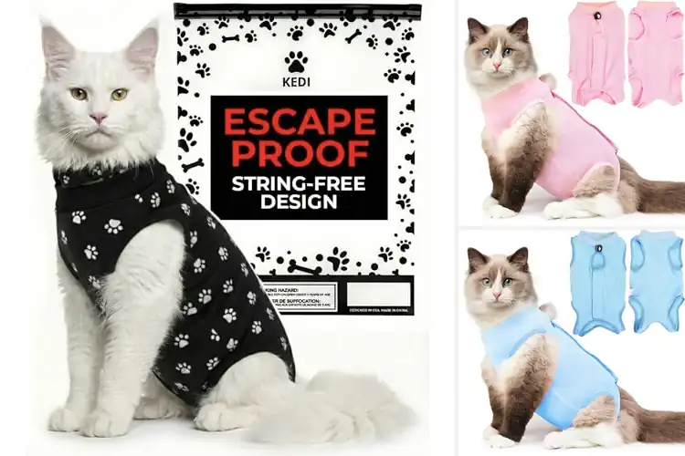 Detailed view of Best Durable Cat Surgical Shirt