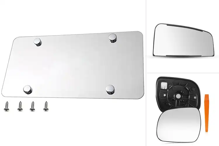 Detailed view of Best Durable Mirror Backing Plates