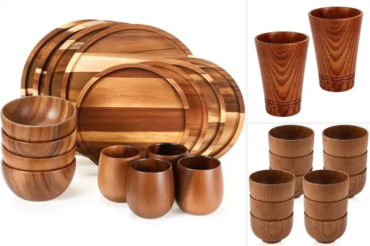 Detailed view of Best Food Safe Wooden Cups