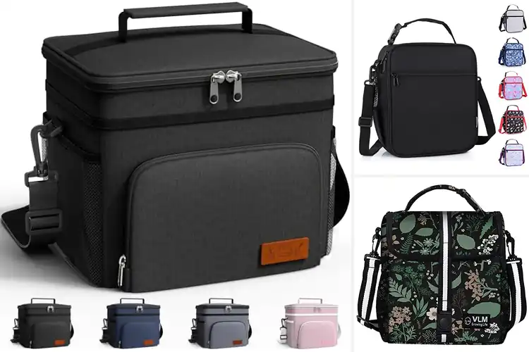 Detailed view of Best Insulated Lunch Bag With Strap
