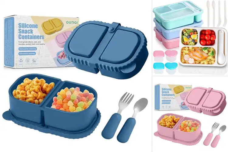 Detailed view of Best Kids Meal Containers With Cutlery