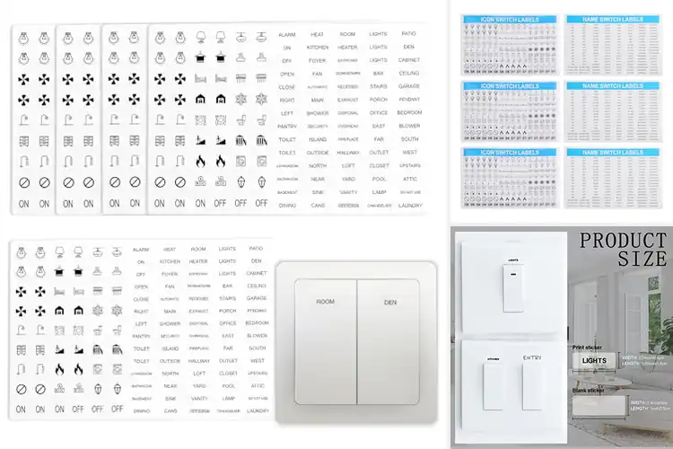 Detailed view of Best Kitchen Switch Plate Stickers