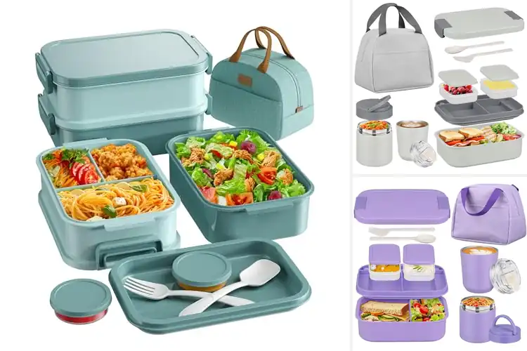Detailed view of Best Lunch Box Sets With Thermos