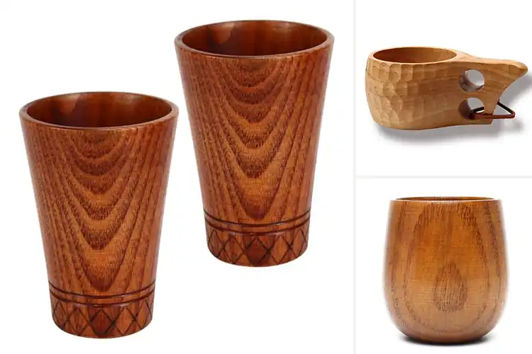 Detailed view of Best Natural Wood Cups