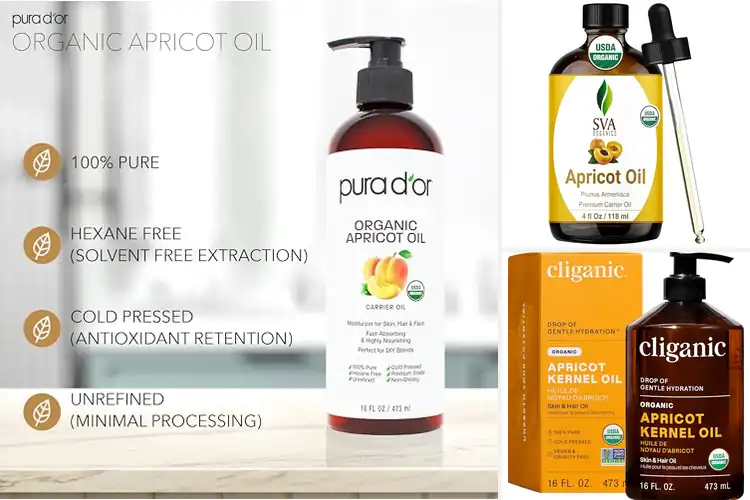 Detailed view of Best Organic Apricot Face Oils for a Soft, Calm Glow