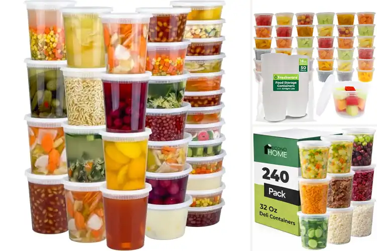 Detailed view of Best Plastic Food Containers With Lids