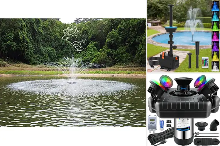 Detailed view of Best Pond Fountains