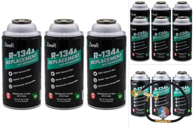 Detailed view of Best R134a Refrigerants: Eco-Cool Your Car