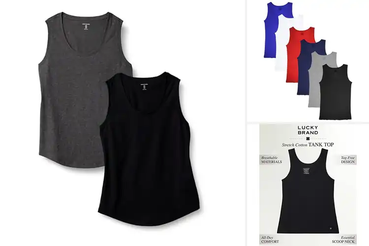 Detailed view of Best Regular Fit Tank Tops