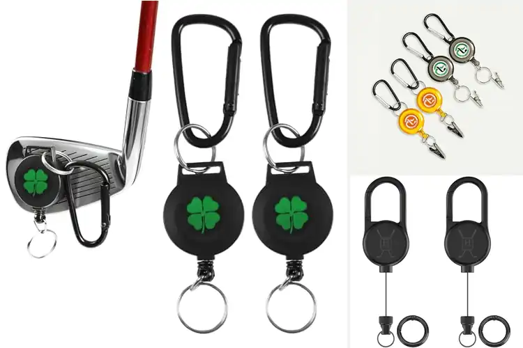 Detailed view of Best Retractable Clip Golf Attachments